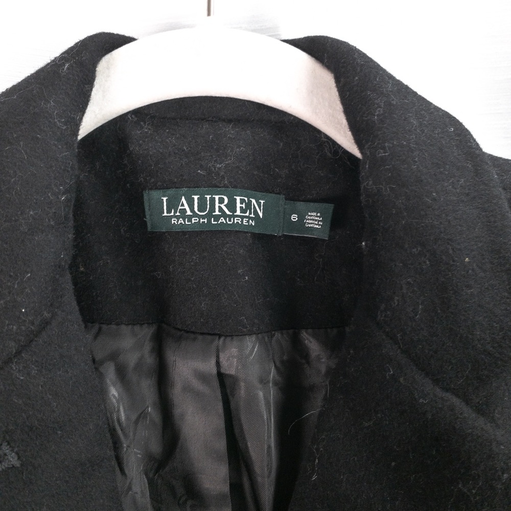Ralph Lauren Wool Blend Walker Trench Style Coat. Size 6 - Picture 5 of 7